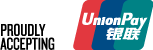Proudly accepting UnionPay